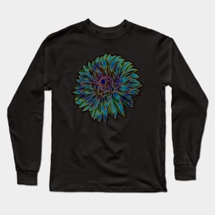 Colorful Chrysanthemum flower Long Sleeve T-Shirt